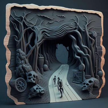 3D model Creepy Road game (STL)